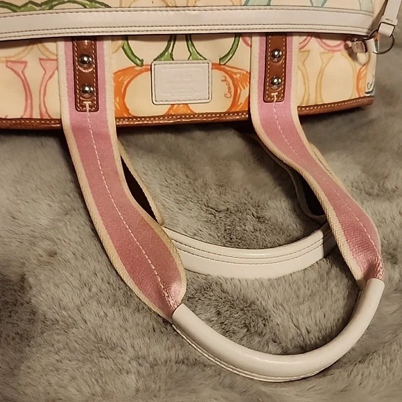 Multicolor Coach Scribble Tote - Picture 2 of 10